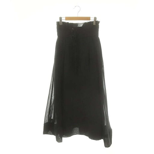 【中古】スタンブリー STUMBLY 24SS sheer organdy skirt スカート ロング フレア 36 ブラック /DO ■OS ■SH レディース 【ベクトル 古着】 250508 【中古】スタンブリー STUMBLY 24SS sheer organdy skirt スカート ロング フレア 36 ブラック /DO ■OS ■SH レディース 【ベクトル 古着】 250508