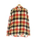 【中古】ビームス BEAMS マルチカラー ブロックチェック ミニボタンダウンシャツ 長袖 XS ベージュ /MY ■OS ■GY39 ■AX メンズ 【ベクトル 古着】 250513(4)