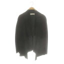 【中古】ヒロココシノ HIROKO KOSHINO ウール混 ジャケット テーラード ブレザー 38 黒 ブラック /AT ■OS レディース 【ベクトル 古着】 250611