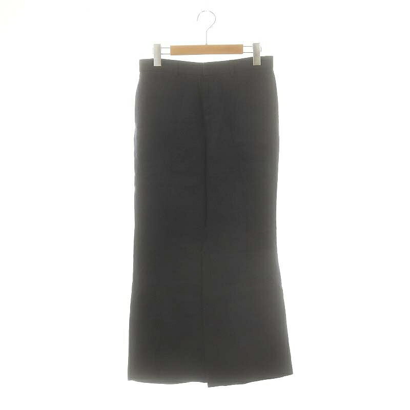 【中古】セントオブ SCENTOF AP STUDIO取扱 23SS リネンパンツ フレアパンツ 36 ネイビー /ES ■OS ■SH レディース 【ベクトル 古着】 250508