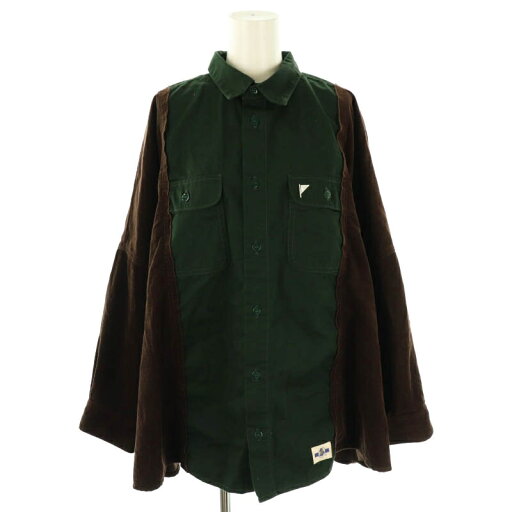 【中古】ネネット Ne-net ×Wrangler コットン コーデュロイ ジャケット 切替 M グリーン ブラウン /HK ■OS レディース 【ベクトル 古着】 250529 【中古】ネネット Ne-net ×Wrangler コットン コーデュロイ ジャケット 切替 M グリーン ブラウン /HK ■OS レディース 【ベクトル 古着】 250529