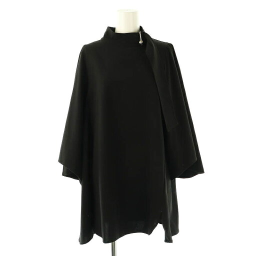 【中古】セルフォード CELFORD 23AW メタルアクセントチュニック 長袖 スタンドカラー 38 黒 ブラック /AT ■OS レディース 【ベクトル 古着】 250513 【中古】セルフォード CELFORD 23AW メタルアクセントチュニック 長袖 スタンドカラー 38 黒 ブラック /AT ■OS レディース 【ベクトル 古着】 250513