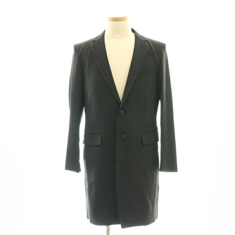 【中古】ラファブリック LaFabric ロングジャケット スーツ セットアップ スラックス チャコールブラック /ES ■OS ■SH メンズ 【ベクトル 古着】 250513