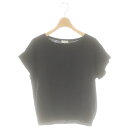 【中古】マッキントッシュフィロソフィー MACKINTOSH PHILOSOPHY ショートスリーブ ストレッチニット カットソー 38 紺 ネイビー /AT ■OS レディース 【ベクトル 古着】 250523