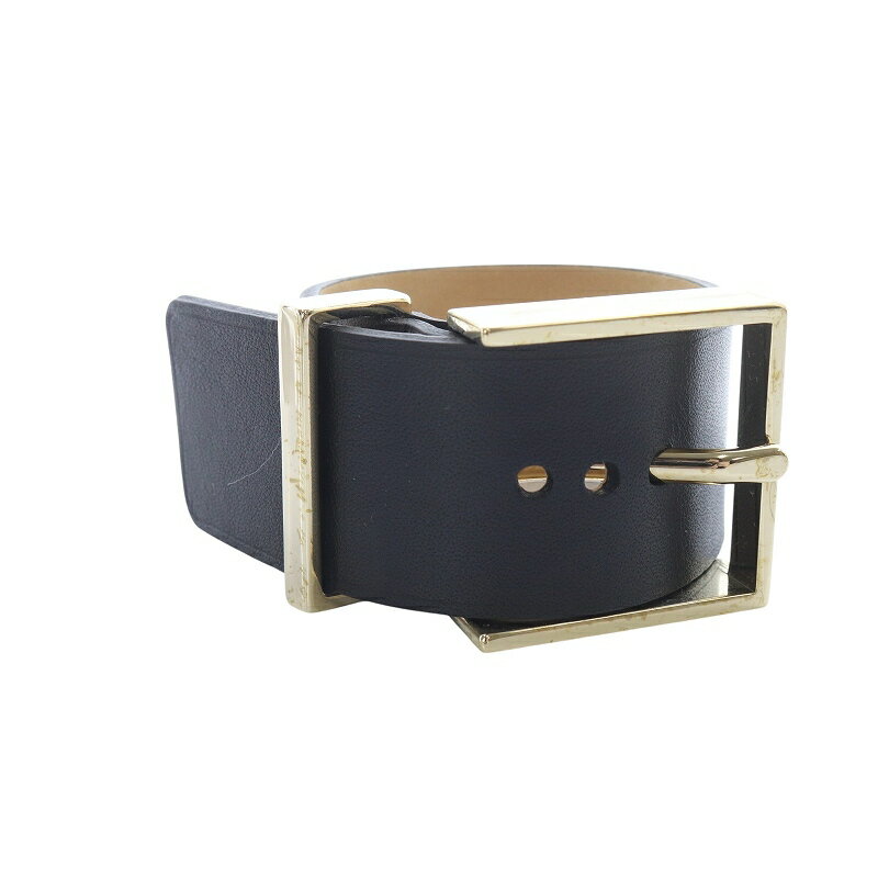 【中古】メゾンボワネ MAISON BOINET レザー ブレスレット 黒 ブラック /SR18 レディース 【ベクトル 古着】 250528