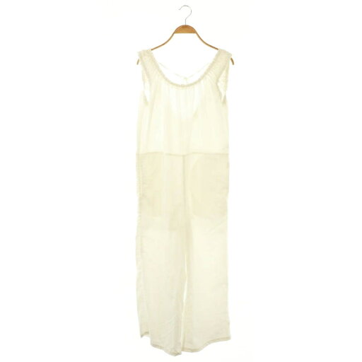 【中古】マウジー MOUSSY 24SS GATHERED V NECK LIGHT オールインワン ナイロン 1 白 /MI ■OS レディース 【ベクトル 古着】 250521 【中古】マウジー MOUSSY 24SS GATHERED V NECK LIGHT オールインワン ナイロン 1 白 /MI ■OS レディース 【ベクトル 古着】 250521