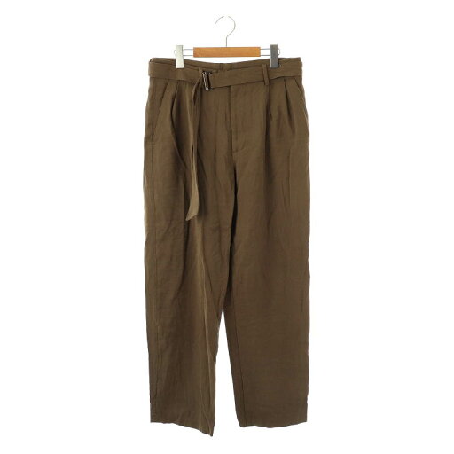 【中古】ザラ ZARA タックトラウザーズパンツ テーパード 30 カーキ /HK ■OS ■SH メンズ 【ベクトル 古着】 250526 【中古】ザラ ZARA タックトラウザーズパンツ テーパード 30 カーキ /HK ■OS ■SH メンズ 【ベクトル 古着】 250526