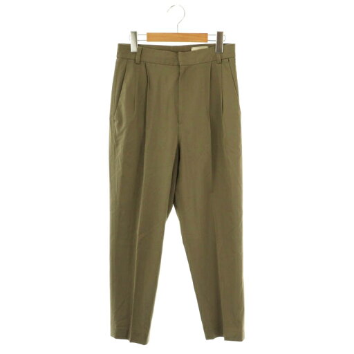 【中古】ユナイテッドアローズ A DAY IN THE LIFE UNITED ARROWS タックテーパードパンツ ジッパーフライ 38 カーキ /NR ■OS レディース 【ベクトル 古着】 250606 【中古】ユナイテッドアローズ A DAY IN THE LIFE UNITED ARROWS タックテーパードパンツ ジッパーフライ 38 カーキ /NR ■OS レディース 【ベクトル 古着】 250606