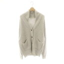 【中古】プラージュ Plage 23AW shawl collar カーディガン ニット 長袖 ライトグレー /HK ■OS レディース 【ベクトル 古着】 250609