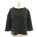 【中古】ドレステリア DRESSTERIOR ボートネックウールプルオーバー スウェット トレーナー F グレー /SS ■OS ■SH レディース 【ベクトル...