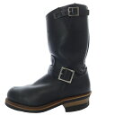 【中古】レッドウィング REDWING 2268 ENGINEER BOOTS エンジニアブーツ ミドル レザー US5 ブラック /YO12 メンズ 【ベクトル 古着】 250616
