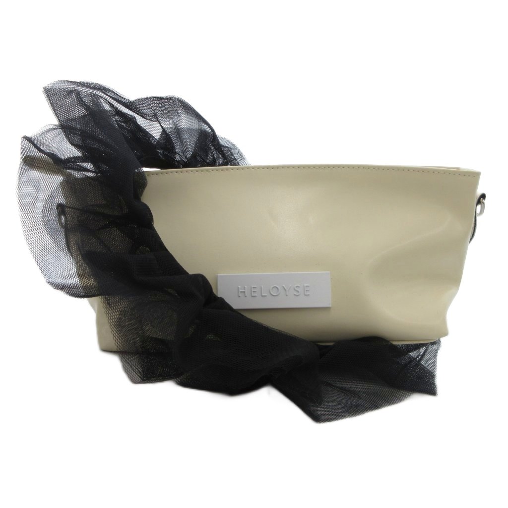 【中古】エロイーズ HELOYSE angel shoulder bag ショルダーバッグ ロゴ フリル レース アイボリー /JS レディース 【ベクトル 古着】 250814(4)