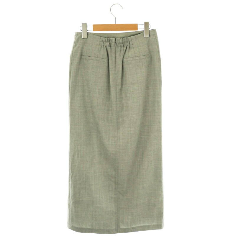 ブランド古着ベクトルプレミアム店の【中古】フレイアイディー FRAY I.D 24AW TWレイヤードデザインスカート タイト マキシ ロング 0 グレー /AT ■OS レディース 【ベクトル 古着】 250611｜アングル2