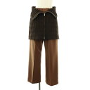 【中古】アメリヴィンテージ Ameri VINTAGE 23AW KNIT CORSET SET PANTS 2点セット パンツ 腰巻き S 茶 ブラウン 01320860300 /AQ ■OS レディース 【ベクトル 古着】 250614