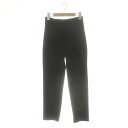 【中古】デイジーリンフォクシー DAISY LIN For FOXEY 06066 Shape Velour テーパードパンツ スリム ベルベット 38 ブラック /ES ■OS レディース 【ベクトル 古着】 250613(4)