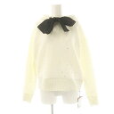 【中古】ダブルスタンダードクロージング ダブスタ DOUBLE STANDARD CLOTHING ラインストーン プルオーバー パーカー 38 白 ホワイト /AT ■OS レディース 【ベクトル 古着】 250626