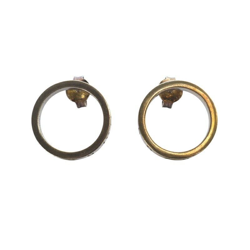 【中古】メゾンマルジェラ 11 Maison Margiela 11 サークル ピアス 925 ゴールド色 /SR31 レディース 【ベクトル 古着】 250723