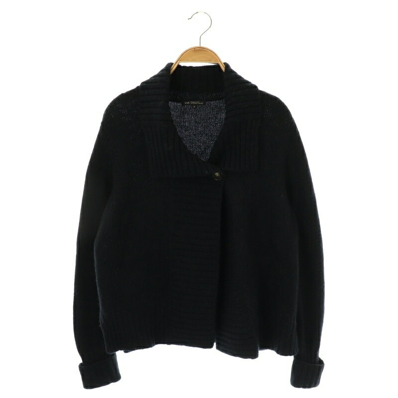 【中古】23区 オンワード樫山 ニット カーディガン ウール 38 紺 /MI ■OS ■FR レディース 【ベクトル 古着】 250630