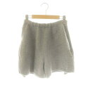 【中古】未使用品 コーン kone kazuko hayasaka ニットショーツパンツ イージー S〜M グレー /AT ■OS レディース 【ベクトル 古着...