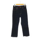 【中古】レッドカード RED CARD デニムパンツ ジーンズ フレアパンツ 24 ネイビー TL12517 /DF ■OS レディース 【ベクトル 古着】 2...