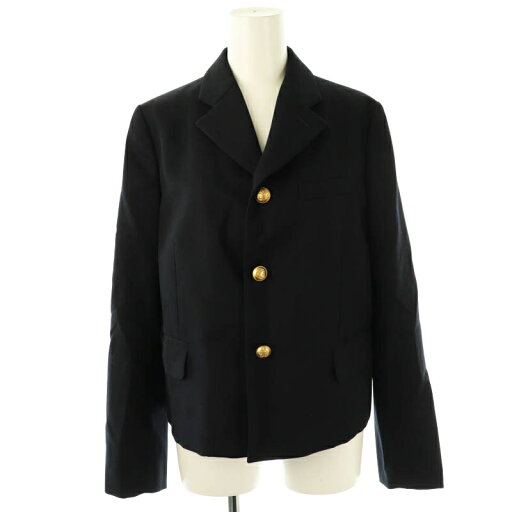 【中古】コムデギャルソン COMME des GARCONS ガール GIRL AD2023 NM-J004 金ボタン ウールジャケット テーラード S 紺 /MI ■OS ■SH レディース 【ベクトル 古着】 250711 【中古】コムデギャルソン COMME des GARCONS ガール GIRL AD2023 NM-J004 金ボタン ウールジャケット テーラード S 紺 /MI ■OS ■SH レディース 【ベクトル 古着】 250711