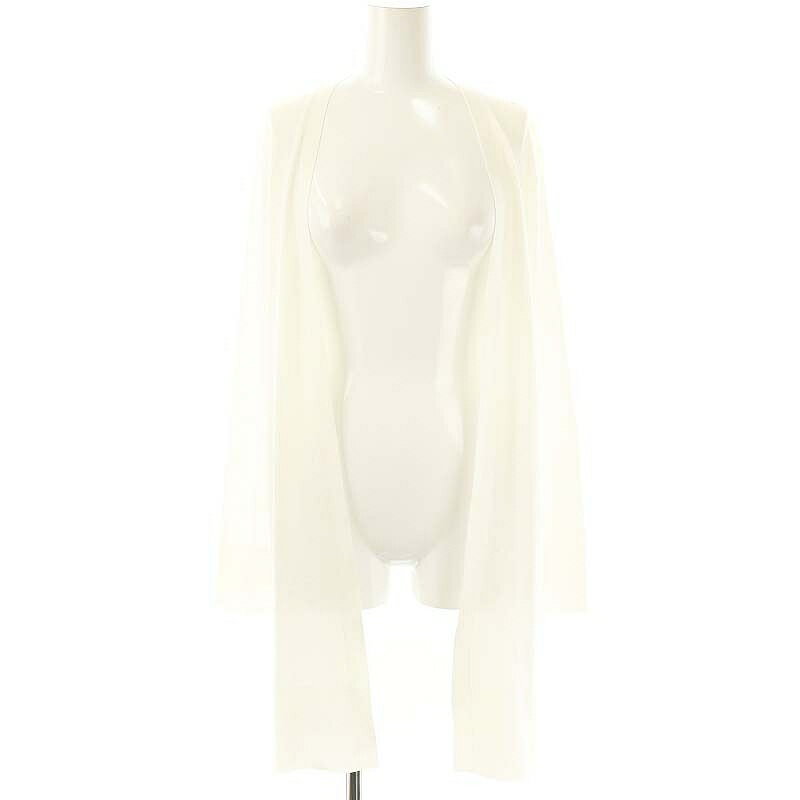 【中古】セオリー Theory 23SS New Dress Up Rib Midi Cardi ロングカーディガン S 白 /CX ■OS レディース 【ベクトル 古着】 250711