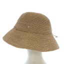 【中古】ヘレンカミンスキー HELEN KAMINSKI ラフィア ストローハット 帽子 麦わら つば広 ベージュ /YO3 レディース 【ベクトル 古着】 250729