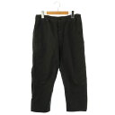 【中古】マーガレットハウエル MHL. SUPERFINE COTTON TWILL パンツ 1 ブラック /DO ■OS レディース 【ベクトル 古着】 250715