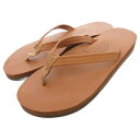 【中古】レインボーサンダル RAINBOW DOUBLE Sandals ビーチサンダル ビーサン トング 茶 ブラウン /JS レディース 【ベクトル 古着】 250828