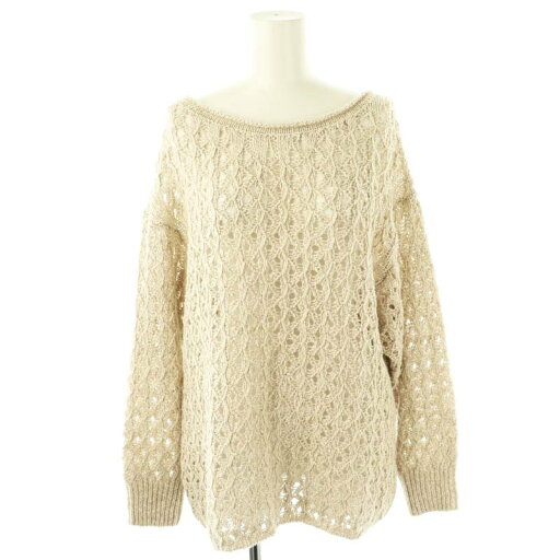 【中古】ジェームスパース JAMES PERSE 24AW コットンリネン オーバーサイズドプルオーバー ニット セーター 0 ライトベージュ /ES ■OS レディース 【ベクトル 古着】 250717 【中古】ジェームスパース JAMES PERSE 24AW コットンリネン オーバーサイズドプルオーバー ニット セーター 0 ライトベージュ /ES ■OS レディース 【ベクトル 古着】 250717