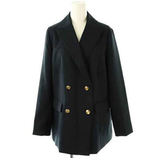 【中古】ナチュラルビューティーベーシック NATURAL BEAUTY BASIC 24AW ダブルブレストボクシージャケット テーラードジャケット S ネイビー /DF ■OS レディース 【ベクトル 古着】 250715 【中古】ナチュラルビューティーベーシック NATURAL BEAUTY BASIC 24AW ダブルブレストボクシージャケット テーラードジャケット S ネイビー /DF ■OS レディース 【ベクトル 古着】 250715