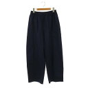 【中古】ジャーナルスタンダード レリューム JOURNAL STANDARD relume 24AW コットンギャザーワイドパンツ 38 紺 /MI ■OS レディース 【ベクトル 古着】 250724