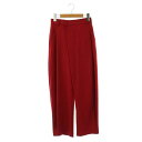 【中古】未使用品 アメリヴィンテージ Ameri VINTAGE MEDITTERA 25SS MEDI WIDE TUCK BONTAN PANTS パンツ ワイド XS 赤 /MI ■OS レディース 【ベクトル 古着】 250723