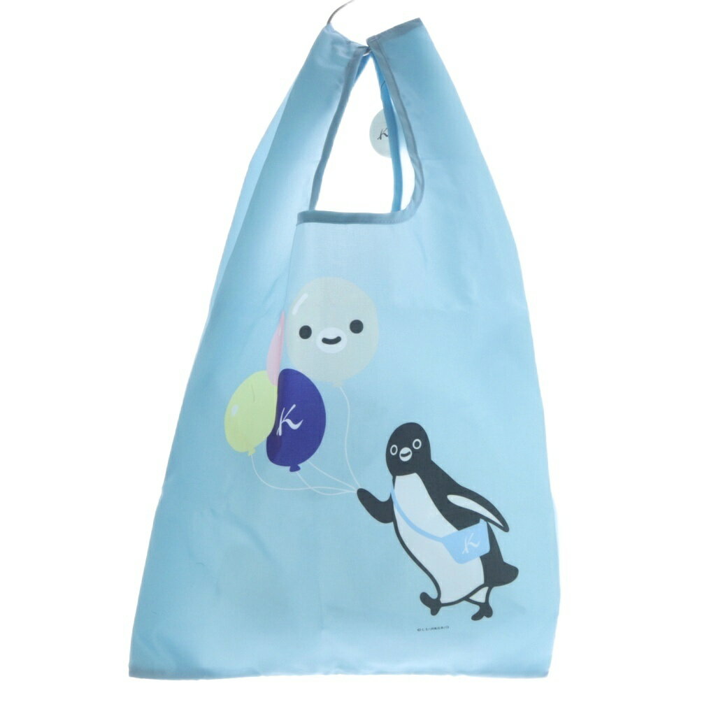 【中古】未使用品 キタムラ Kitamura suicaペンギン風船デザインエコバッグ ハンドバッグ 青 ブルー /SR14 レディース 【ベクトル 古着】 250806のサムネイル
