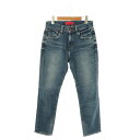 【中古】レッドカード RED CARD Slim Tapered デニムパンツ テーパード 23 ブルー ON12409 /HK ■OS ■SH レディース 【...