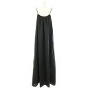 【中古】ドゥーズィエムクラス DEUXIEME CLASSE エブリデイアイライク EVERYDAY I LIKE Co/Ny Camisole ドレス キャミワンピース ロング ブラック /HK ■OS レディース 【ベクトル 古着】 250812