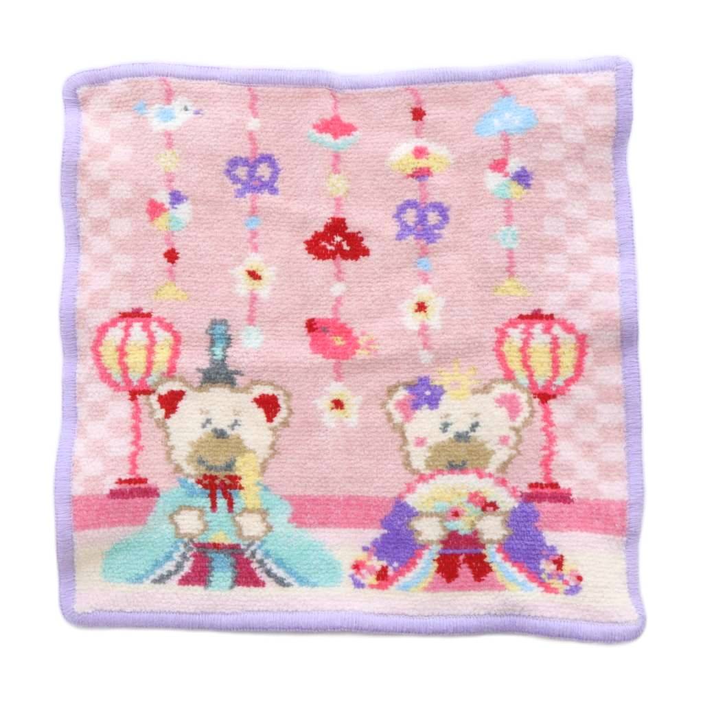 【中古】フェイラー FEILER ラブラリーバイ ラブラリーひな祭り タオルハンカチ ピンク ラベンダー /SR レディース 【ベクトル 古着】 251105