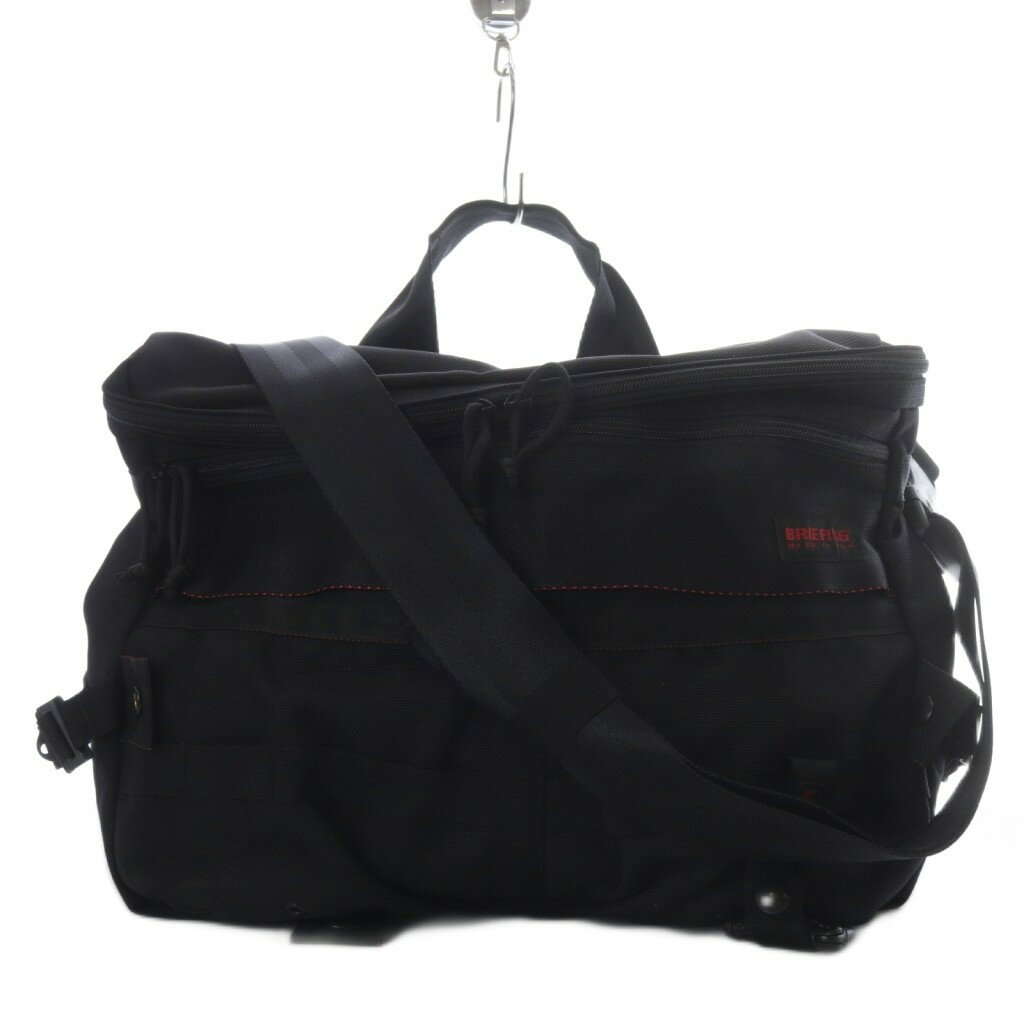 【中古】ブリーフィング BRIEFING DUNE SHOULDER RM ハンドバッグ ワンハンドル ショルダー バッグ 2way 斜め掛け ナイロン ブラック /YO31 ■AD メンズ 【ベクトル 古着】 251020