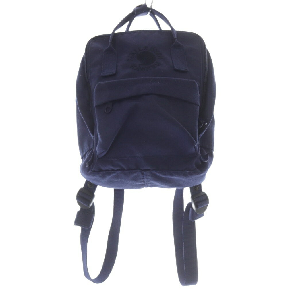 【中古】フェールラーベン FJALLRAVEN ミニ カンケンバッグ リュックサック ロゴ 紺 ネイビー /SR キッズ 【ベクトル 古着】 251106