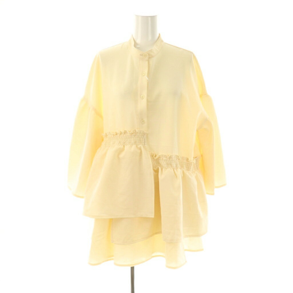 【中古】ローリーズファーム LOWRYS FARM アシメフリルチュニック F クリーム /DO ■OS レディース 【ベクトル 古着】 251021