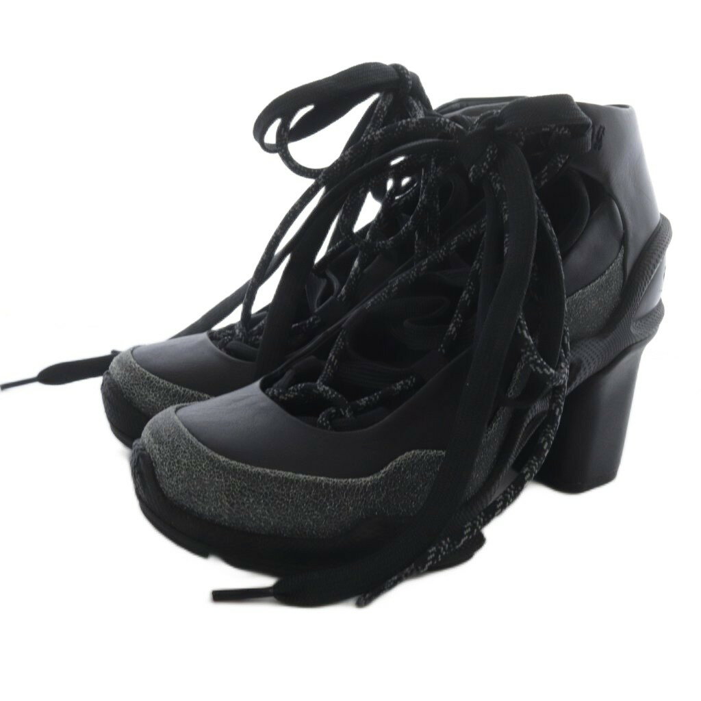 【中古】ecco エコー biom c 65 レザーブーツ ショート 35 黒 ブラック /SR ■SH レディース 【ベクトル..