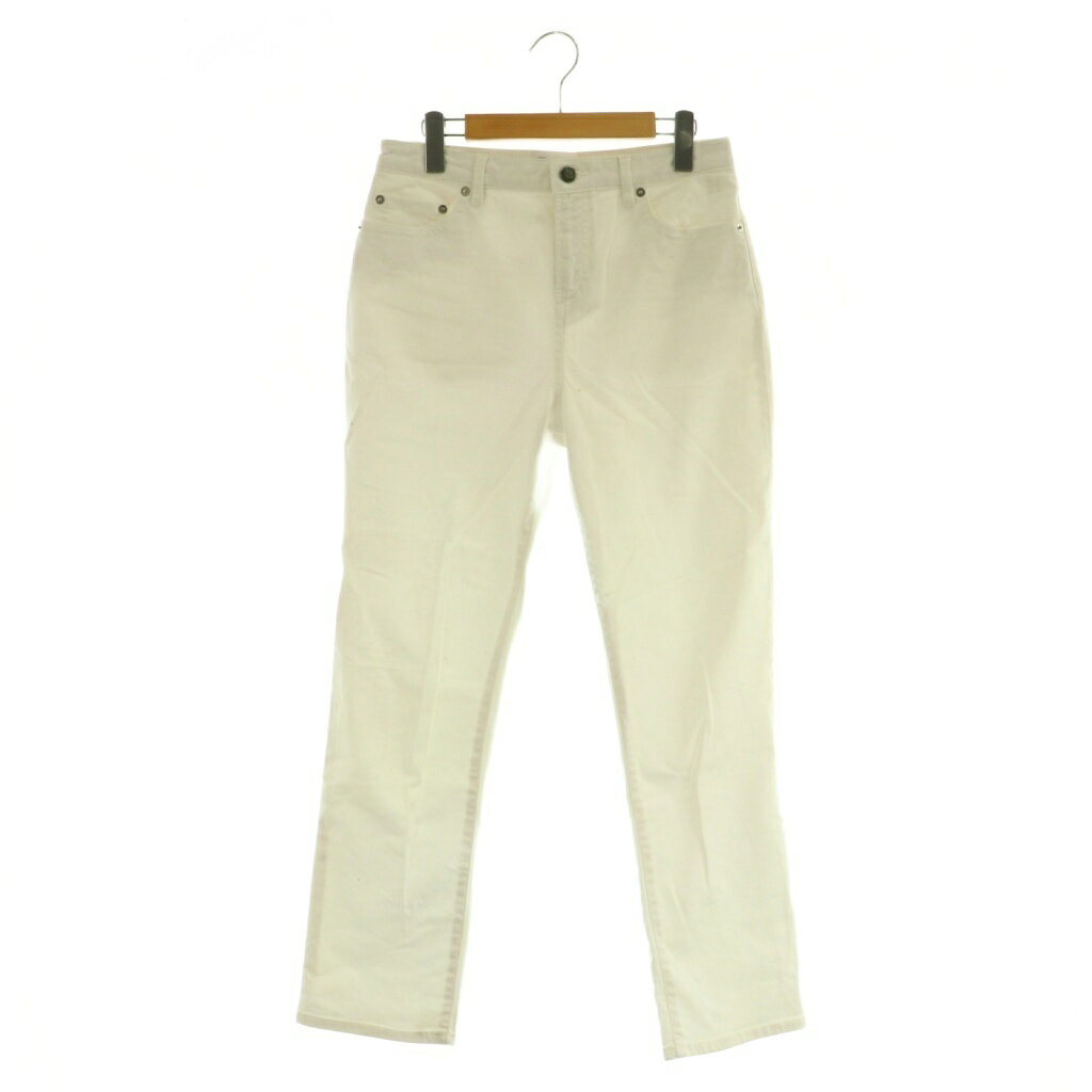 【中古】ルージュ Rouge デニムパンツ ジーンズ テーパード 40 ホワイト /MY ■OS ■SH レディース 【ベクトル 古着】 251101