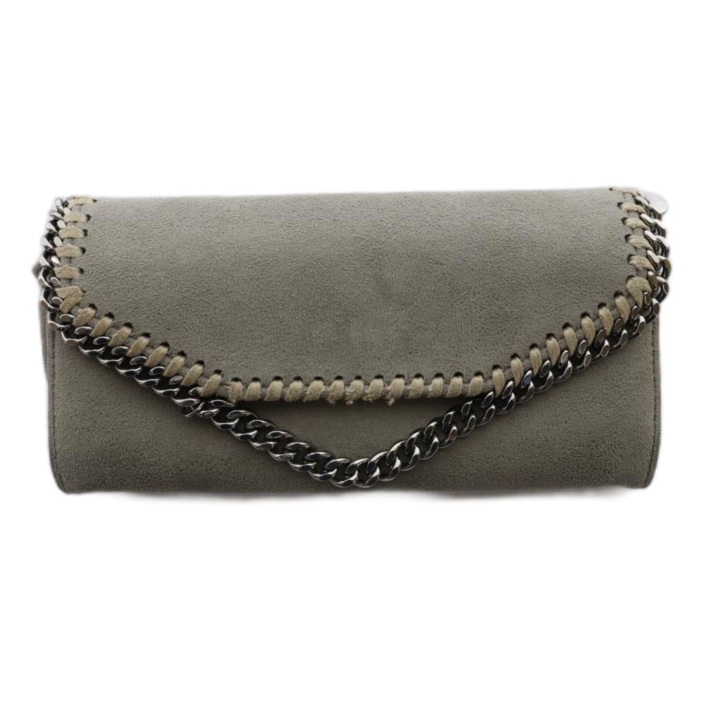 【中古】ステラマッカートニー STELLA McCARTNEY ファラベラ Falabella 長財布 グレー 391835 /SS ■OS レディース 【ベクトル 古着】 251111ブランドステラマッカートニー STELLA McCAR...