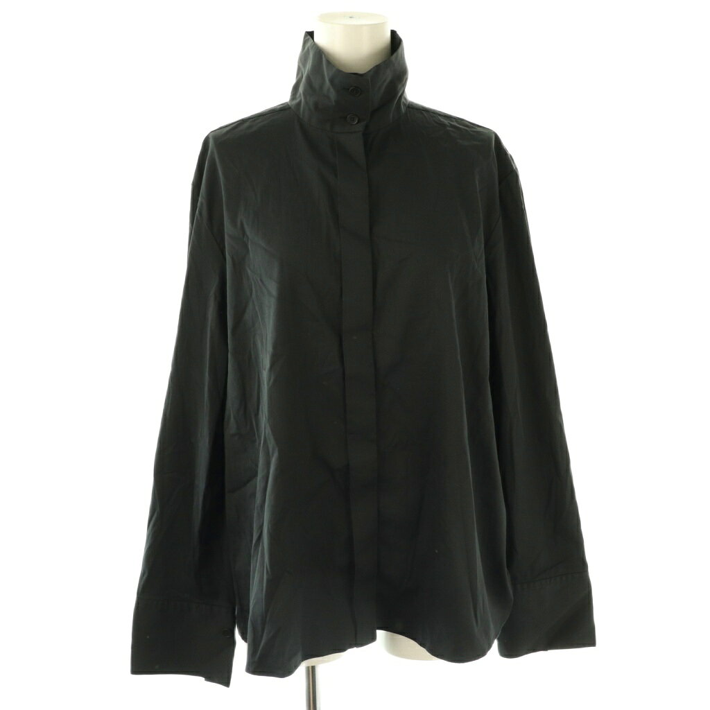 Other - 【中古】デプレ DES PRES トゥモローランド 23AW ソフトストレッチサテン ハイネックシャツ F ブラック /DF ■OS レディース 【ベクトル 古着】 251023
