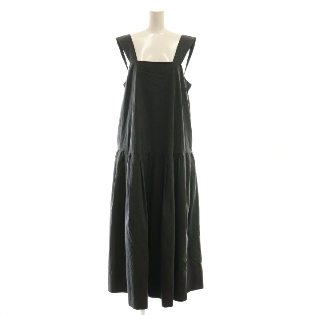 【中古】ネイ NEI タイプライターコンビネゾン サロペット ワイドパンツ チャコールグレー /DF ■OS レ..