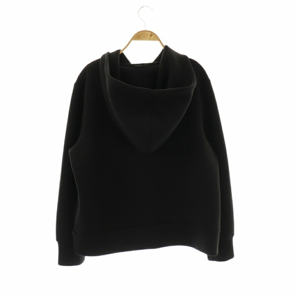 【中古】ザラ ZARA ジップアップパーカー フーディ EUR M 黒 ブラック /CX ■OS レディース 【ベクトル 古着】 251106 2