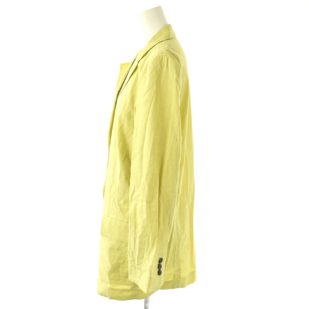 ブランド古着ベクトルプレミアム店の【中古】セオリー Theory Eco Crunch Wash DB Boy JKT テーラードジャケット ダブル 2 イエロー /DF ■OS レディース 【ベクトル 古着】 251118｜アングル3