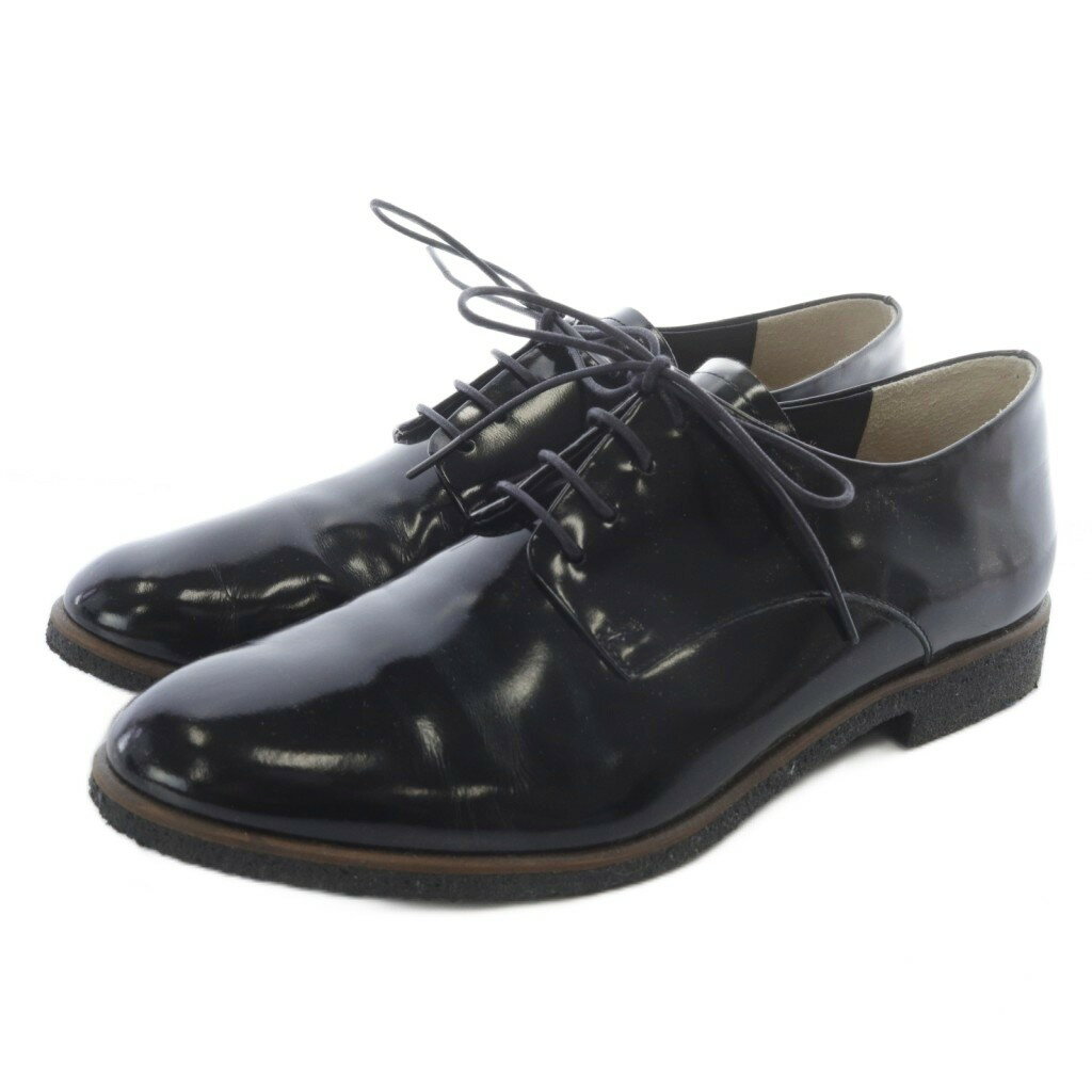 【中古】マーガレットハウエル MARGARET HOWELL idea エナメル ドレスシューズ 24.5cm 黒 ブラック /SR レディース 【ベクトル 古着】 251117(4)