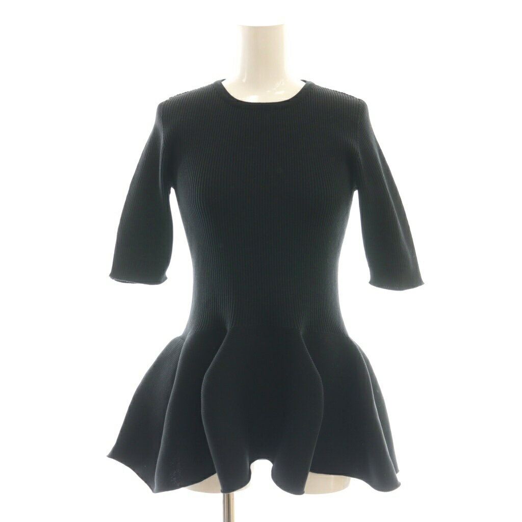 【中古】シーエフシーエル CFCL POTTERY SHORT SLEEVE FLARE TOP ニット セーター F ブラック /DF ■OS レディース 【ベクトル 古着】 251127