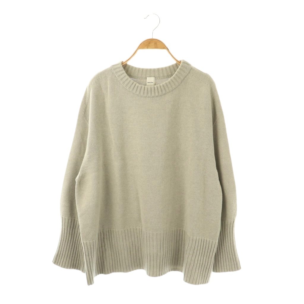 【中古】スピック&スパン Spick&Span 23SS バルキーヤーン ロングリブプルオーバー ニット セーター 長..